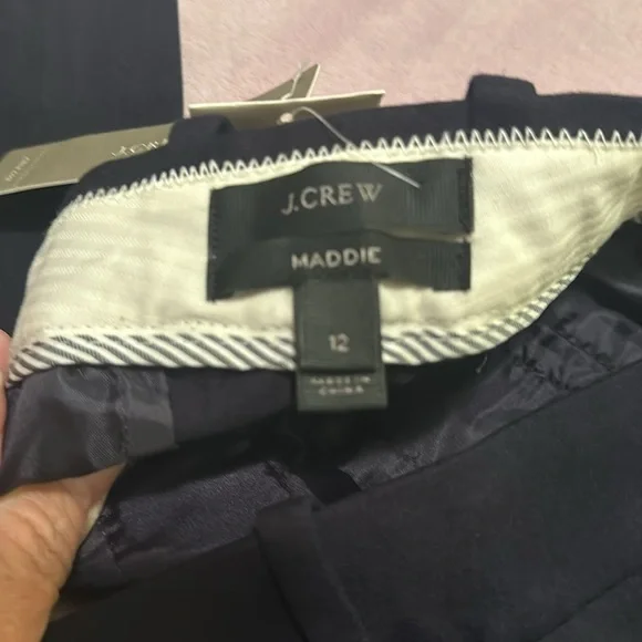 J Crew Navy Pants NWT size 12 - Picture 5 of 8
